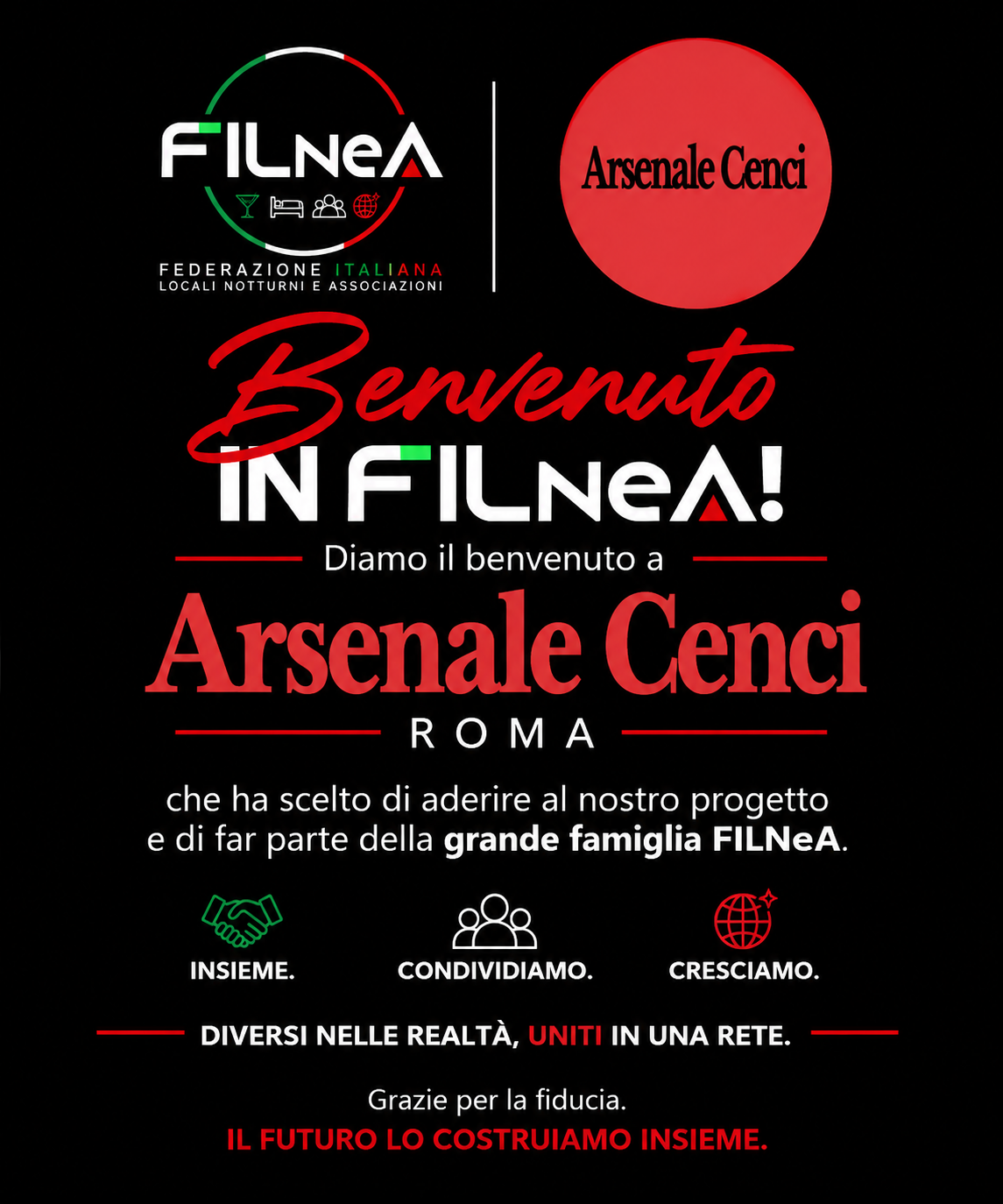 Benvenuto in FILNeA: Arsenale Cenci
