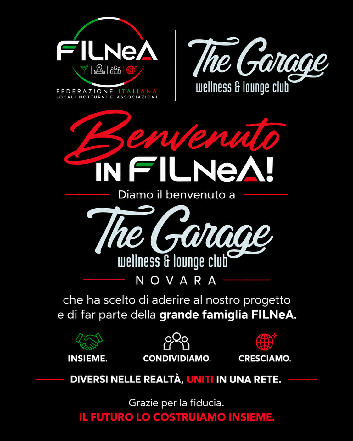 Benvenuto in FILNeA: The Garage