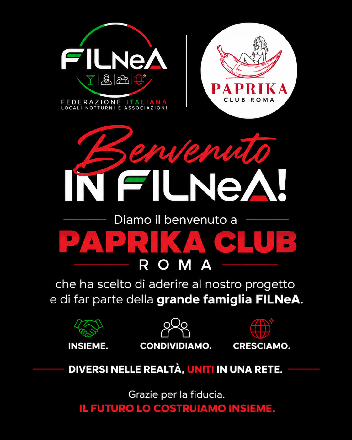 Benvenuto in FILNeA: Paprika Club